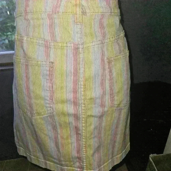 Maeve Anthropologie Womans Striped Skirt Size 16. - Picture 3 of 12